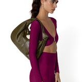 Top Clip + Burgundy Leggings