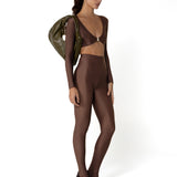Top Clip + Leggings Espresso