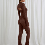 Leggings Zampa Pizzo Chocolate