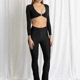 Leggings Zampa Noir Microfibra