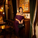Dress Drappeggiato Vigneto