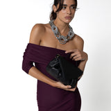 Dress Drappeggiato Vigneto