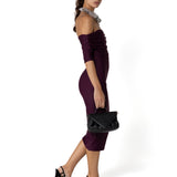 Dress Drappeggiato Vigneto