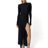 Dress Spalline Noir