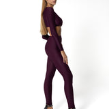 Top Clip + Leggings Vineyard