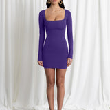 Mini Dress Scollo Ametista