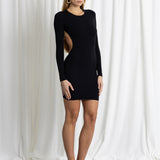 Mini Dress Back Noir
