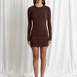 Mini Dress Back Chocolate