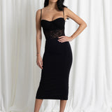 Body Pizzo Ferretto + Gonna Noir