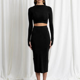 Crop Noir + Gonna Noir