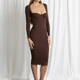 Midi Long Ferretto Chocolate