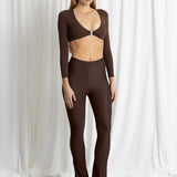 Top Clip + Leggings Zampa Chocolate