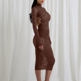 Midi Back Pizzo Chocolate