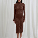 Midi Back Pizzo Chocolate