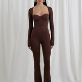 Body Long Ferretto + Leggings Zampa Chocolate