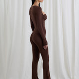 Body Long Ferretto + Leggings Zampa Chocolate