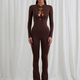 Body String + Leggings Zampa Chocolate