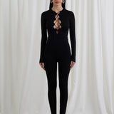 Body String + Leggings Noir